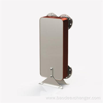 HVAC Water Cooled Brazed Plate Heat Exchanger Evaporator